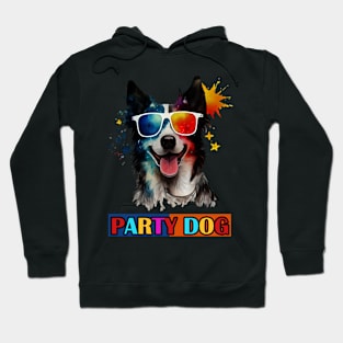 Party Dog Retro Hoodie